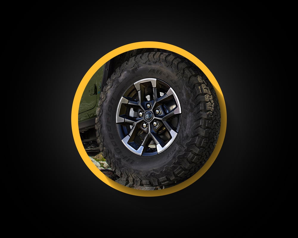 Jeep Wrangler, переднє праве колесо