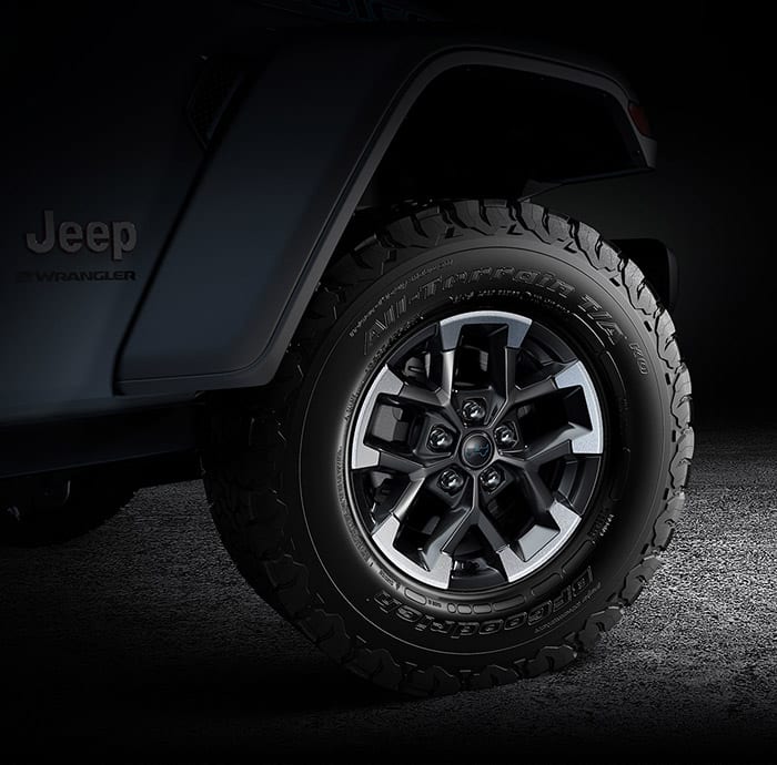 Jeep Wrangler, праве переднє колесо