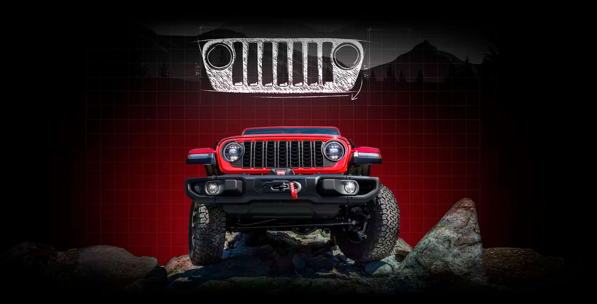 Jeep Wrangler, нова радіаторна решітка