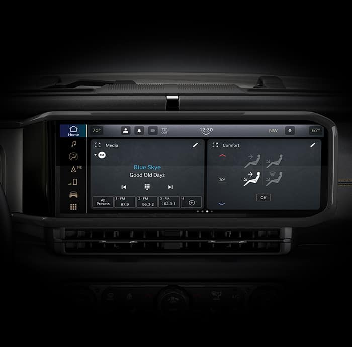 Jeep Wrangler, інформаційно-розважальна й навігаційна система Uconnect® 5