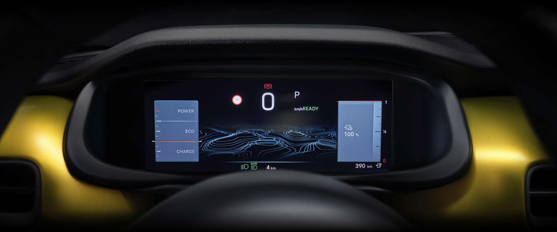 Jeep Avenger, цифрова панель приладів