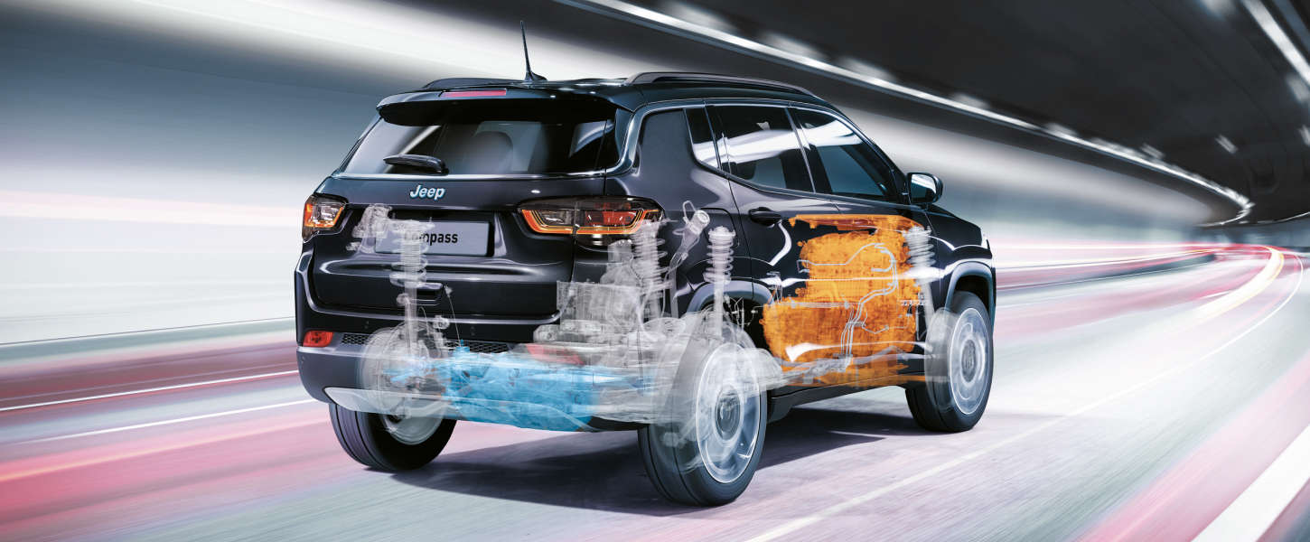 Jeep Compass, система e-Hybrid