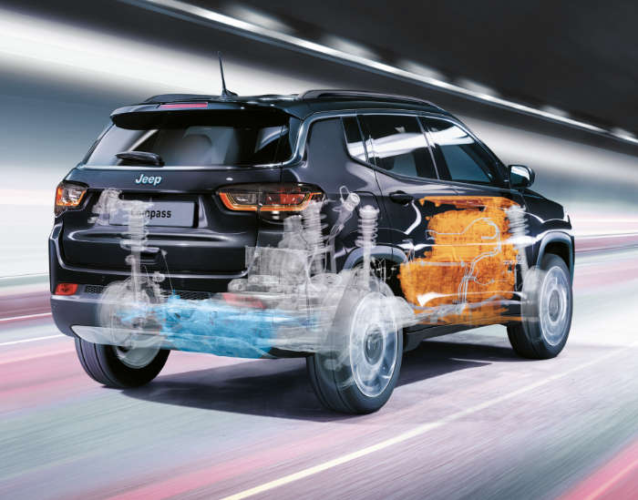 Jeep Compass, система e-Hybrid