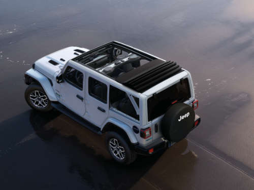 Jeep Wrangler, вигляд зверху