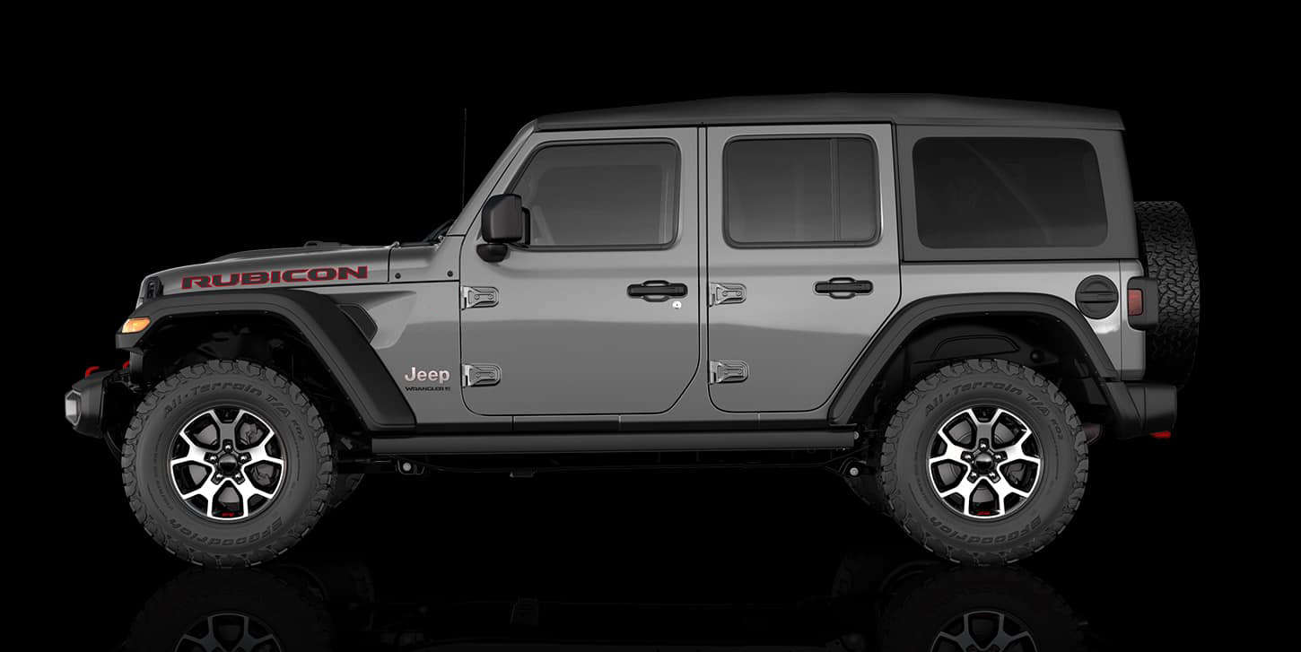Jeep Wrangler, вигляд з лівого боку